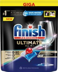Finish Ultimate All in 1 - kapsule do umývačky riadu 80 ks