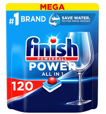 Finish Power All in 1 tablety do umývačky riadu 120 ks
